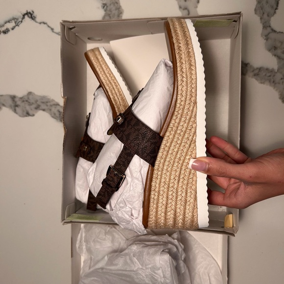 Michael Kors Wedge Sandals - Picture 2 of 9